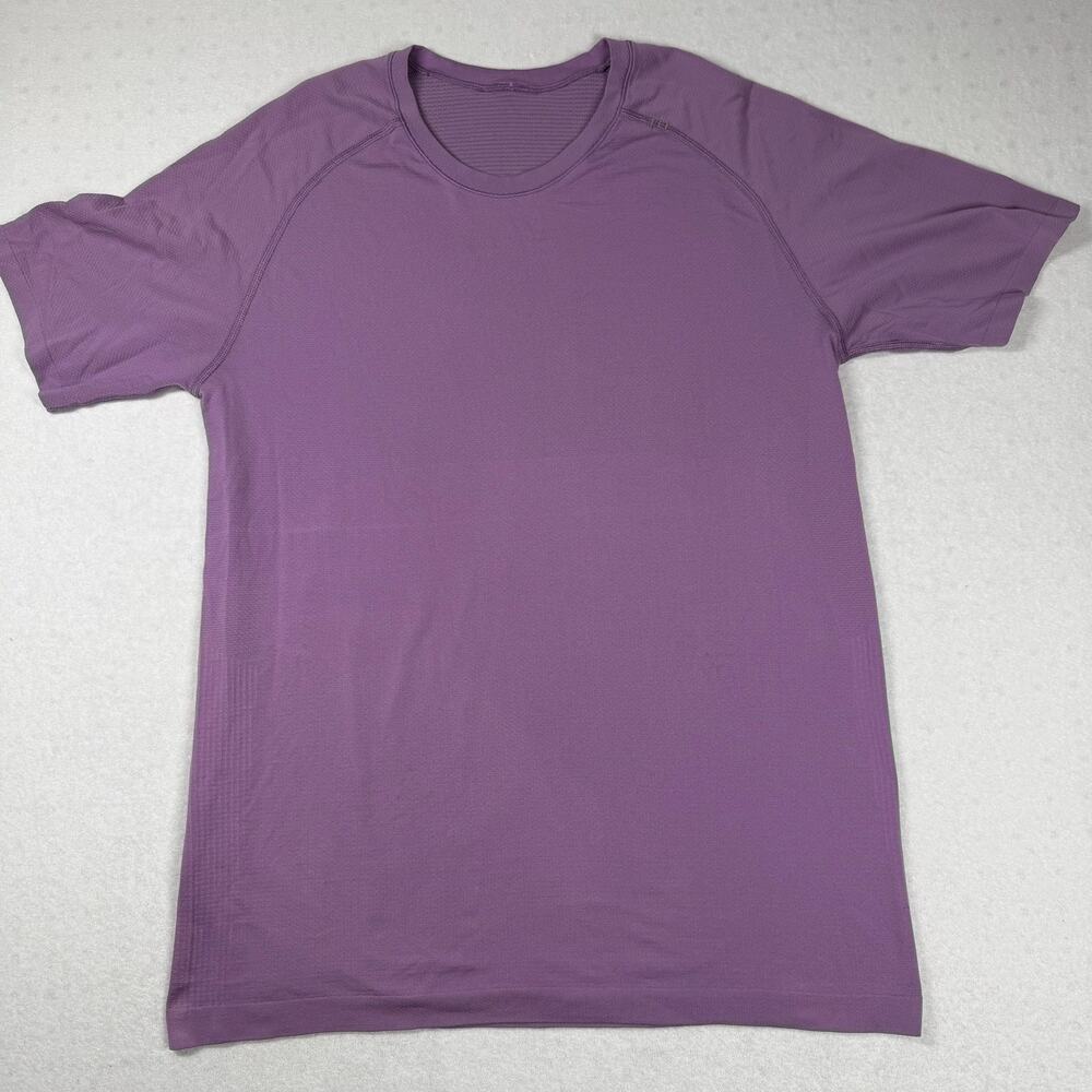 Lululemon Metal Vent Tech Short Sleeve Shirt Men’s Large Purple Running Tee